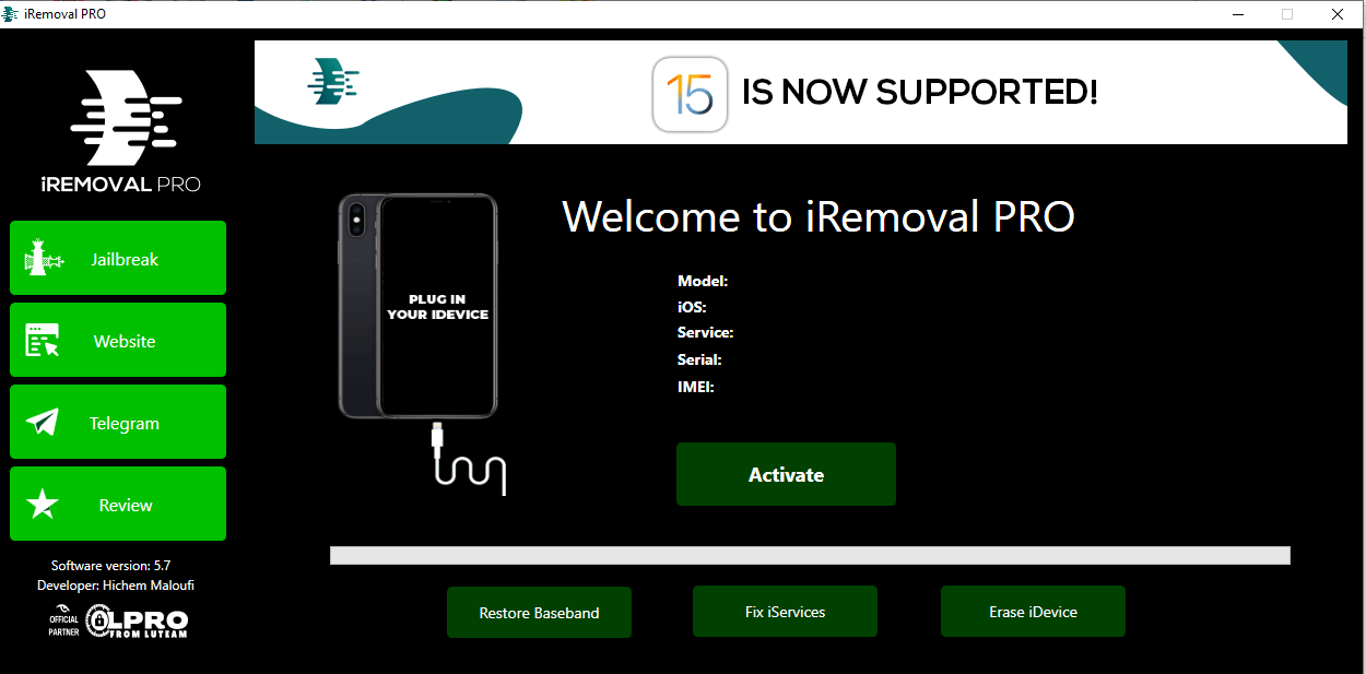 iRemoval PRO v6.0 (iRa1n v4.0) iOS 16.4 Free Latest Tool