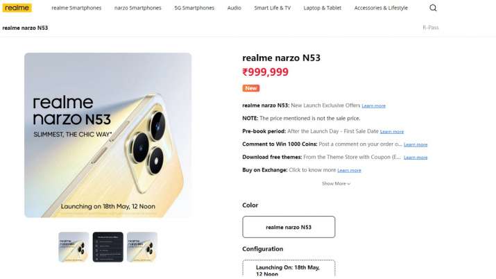  Realme Narzo n53 Price Comprehensive Review & Specs Features 