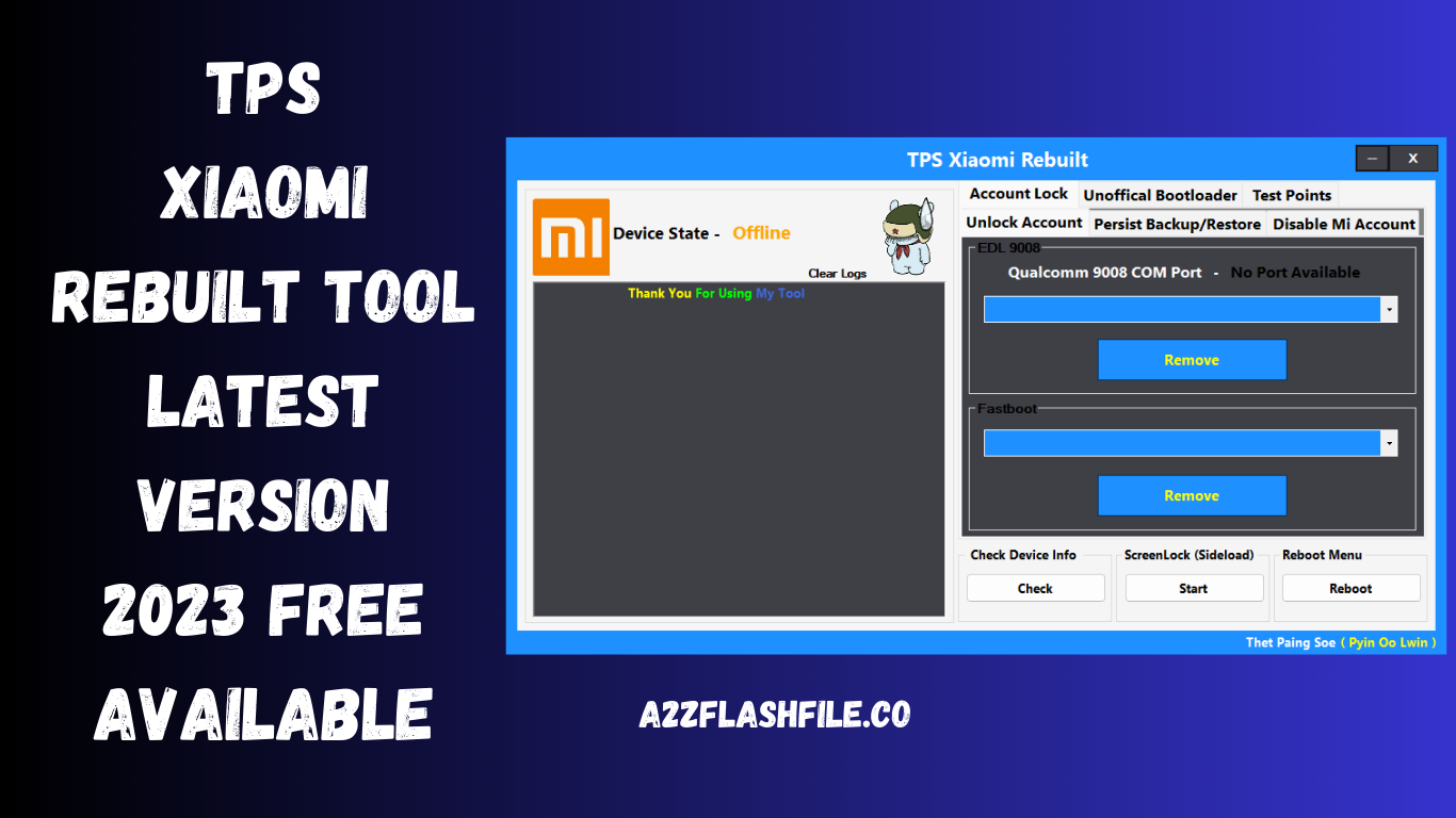 TPS Xiaomi Rebuilt Tool Latest Version 2023 Free Available