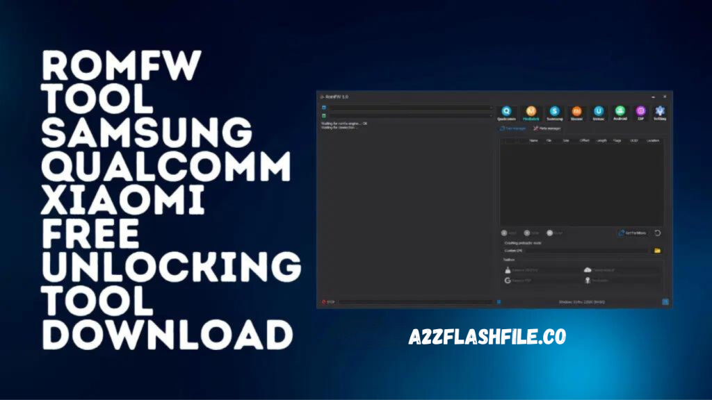 RomFw Tool 2023 Latest Version Setup Unlocking Tool Free