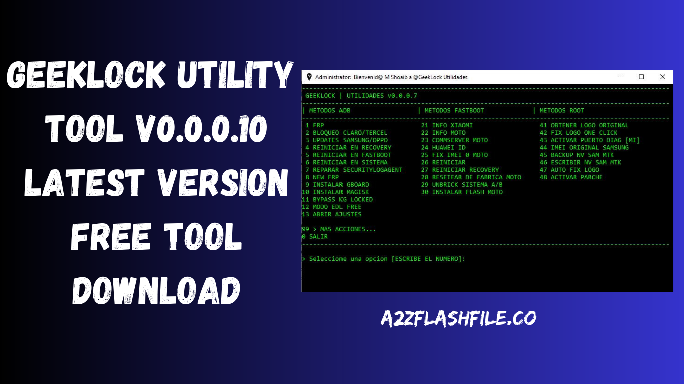 Geeklock Utility Tool v0.0.0.10 Latest Version Free Tool Download