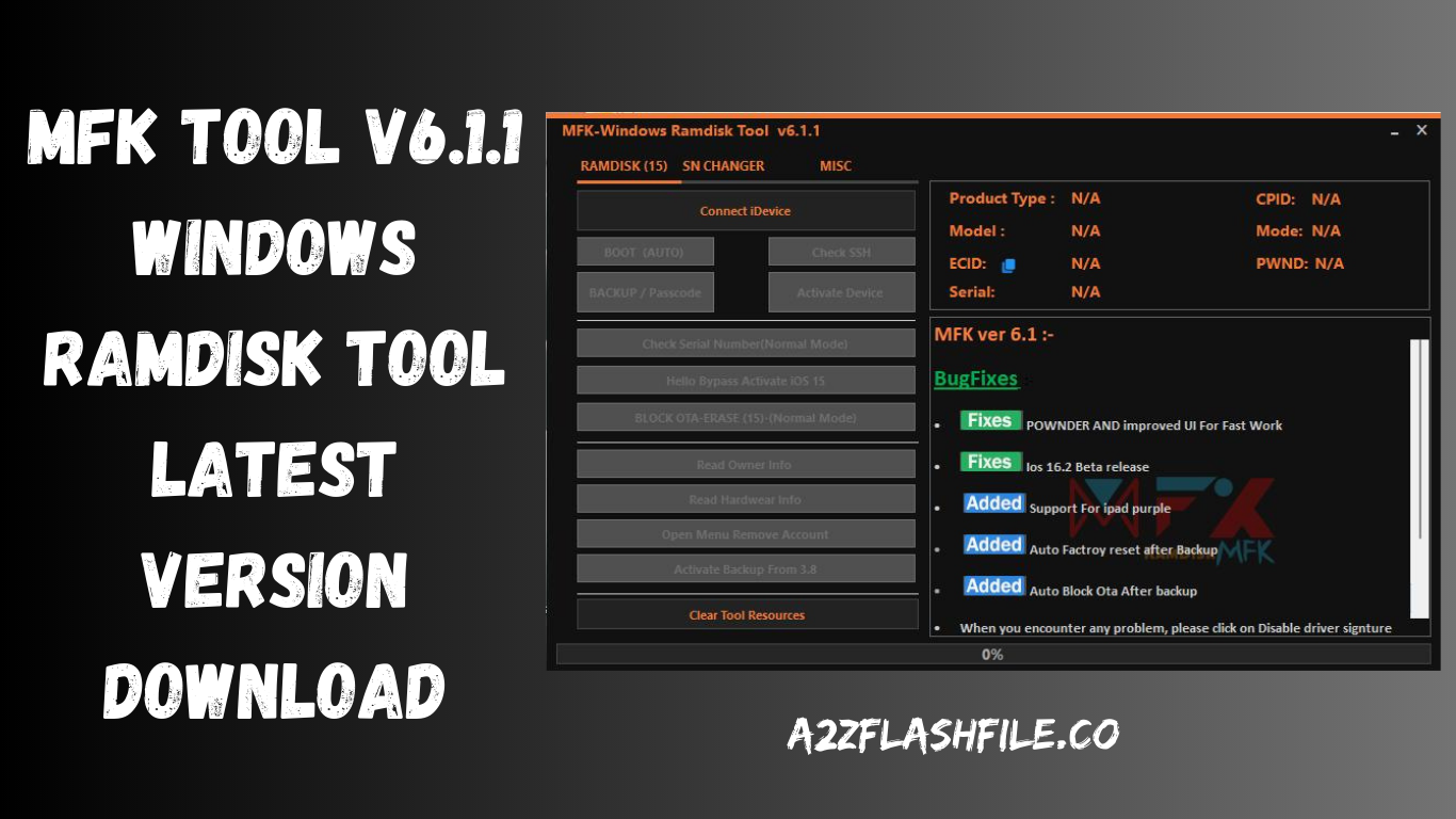 MFK Tool V6.1.1 Windows RamDisk Tool Latest Version Download