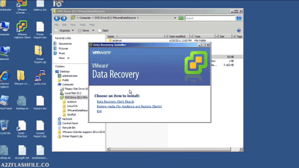 VMware Data Recovery 